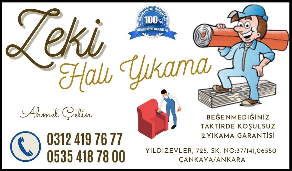 Çankaya yıldız halı yıkama