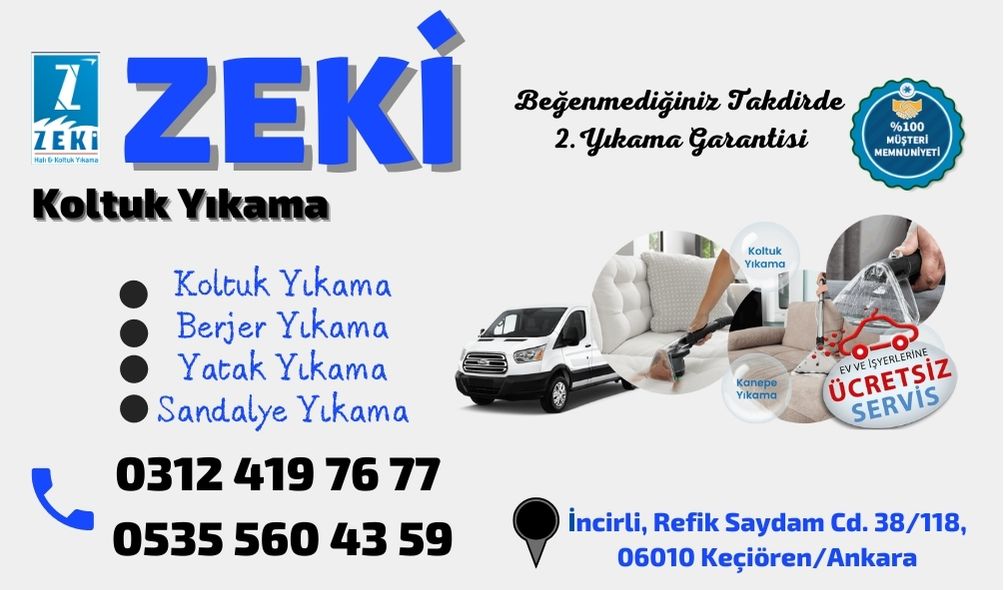 incirli koltuk yıkama farbikası