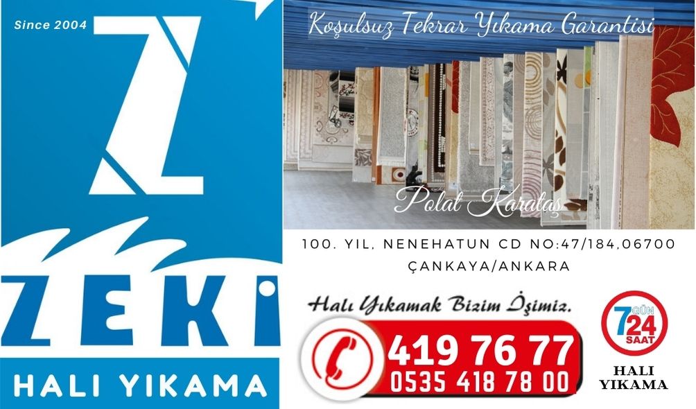 100. yıl halı yıkama