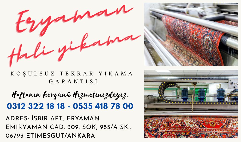 Eryaman Halı Yıkama Fiyatları