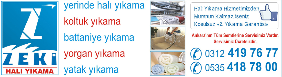 Çankaya Birlik Mahallesi Halı Yıkama